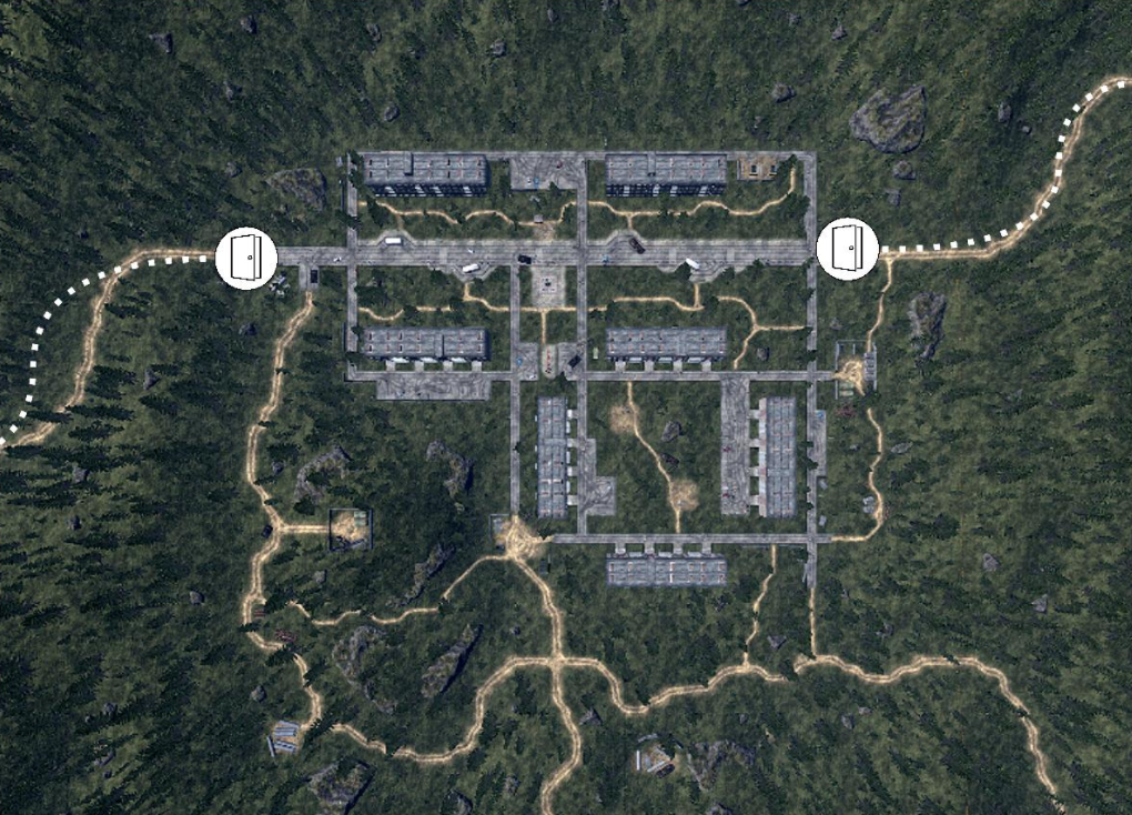 Road to Vostok Apartments map overview